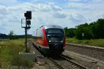 642 192 fahrt am 2.8.2017 als RB50 nach Dessau in Güsten ein.

Güsten 02.08.2017