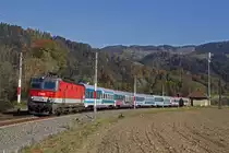 1144 027 mit EC151 bei Frohnleiten am 17.10.2017.