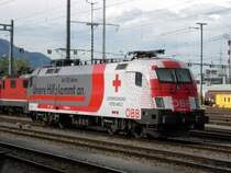 Der Rote Kreuz Taurus der �BB stand am 14.05.07 in Buchs/SG