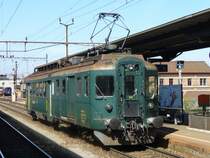 OeBB Triebwagen BDe 4/4  641 ( ex SBB BDe 4/4 1641 ) im SBB / bls (rm) Bahnhof von Burgdorf am 14.04.2007