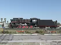 Abgestellte Dampflok Л-1067 in Barabinsk  am 13. September 2017.