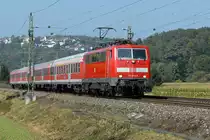 27.09.2017 Streckenabschnitt Uhingen 111 073-3