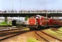 345 082 als eine der letzten DB-eigenen DR-V60 im Einsatz, 01.05.2002