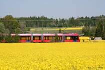 TW 414 zwischen den Stationen  Jahnsdorf (Erzgebirge)  und  Neukirchen-Klaffenbach  auf der Strecke Chemnitz - Stollberg