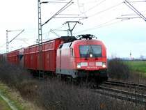 182 016 am 20.01.2007 kurz vor Plattling.