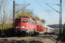 17.10.2017 Streckenabschnitt Uhingen 115 350-1 