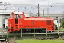 Die als 2067.12 angeschriebene DINO 92 81 2067 420-7 (ex Schleppbahn Liesing LDH 420) am 21.August 2016 in Amstetten.