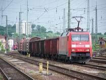 Die Br.152 061-8 stand am 16.05.07 mir ihrem G�terzug GZ im Bahnhof Aalen und fuhr dann nach Kornwestheim Rbf.