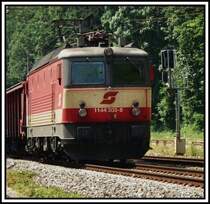 Lokportrait der 1144 203 die einen Tonerdezug nach M�nchen bringt.