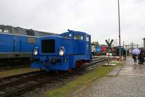 V 22 B (BR 312) durchfährt den Bereich des Historischen Lokschuppens Wittenberge der Dampflokfreunde Salzwedel e.V. während der Fahrzeugschau anlässlich der Herbstdampftage. [7.10.2017 | 14:29 Uhr]