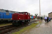 OHE 0604 (OMD 130 R) durchfährt den Bereich des Historischen Lokschuppens Wittenberge der Dampflokfreunde Salzwedel e.V. während der Fahrzeugschau anlässlich der Herbstdampftage. [7.10.2017 | 14:30 Uhr]