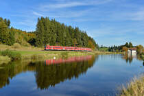 612 085 am 19.10.2013 bei Ruderatshofen. 