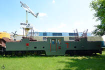 Diese Tagebau-Elektromotive EL4 Nr.25220 von Henschel wurde im Jahr 1948 gebaut. (Technikmuseum Speyer, Mai 2014)