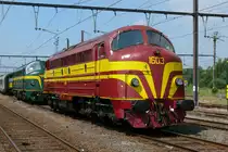 Zum 175-jährigen Eisenbahnjubiläum in Belgien hatte der PFT im Juni 2010 einen Tag der offenen Tür im Bahnhof Saint Ghislain organisiert. Hier die 1603 der CFL. Aufgenommen am 26/06/2010.