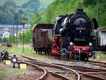 Die BR 52 8183-7 des VSE Schwarzenberg bei ihrem 15 j�hrigen Jubil�um.