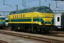 Zum 175-jährigen Eisenbahnjubiläum in Belgien hatte der PFT im Juni 2010 einen Tag der offenen Tür im Bahnhof Saint Ghislain organisiert. Die 15 Loks der Serie 61 (hier abgebildet die 6106) waren mit einer elektronischen Motorsteuerung ausgerüstet, die aber pannenanfällig war. Ende der 70er Jahre wurde diese Steuerung wieder ausgebaut. Aufnahme vom 26/06/2010.