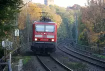 143 807-6 DB kommt als Lokzug aus Mönchengladbach-Hbf nach Aachen-Hbf  und kommt aus Richtung Rheydt,Wickrath,Beckrath,Herrath,Erkelenz,Baal,Hückelhoven-Baal,Brachelen,,Lindern,Süggerath,Geilenkirchen,Frelenberg,Zweibrüggen,Übach-Palenberg,Rimburg,Finkenrath,Hofstadt,Herzogenrath, Kohlscheid,Richterich,Laurensberg,Aachen-West und fährt durch Aachen-Schanz in Richtung Aachen-Hbf. 
Aufgenommen vom Bahnsteig von Aachen-Schanz.
Bei Sonnenschein am Morgen vom 19.10.2017.
