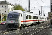 IC Steuerwagen in Front in Richtung Bonn bei der Ausfahrt Bf Remagen - 25.10.2017