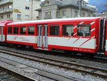 MGB - 2 Kl. Personenwagen B 2266 im Bahnhof von Brig am 10.03.2007