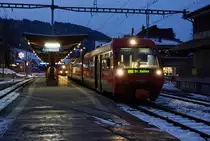 ABENDSTIMMUNG
AB Appenzeller Bahn:
Impressionen vom ersten Adventssonntag den 3. Dezember 2017.
Foto: Walter Ruetsch