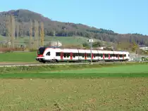 Sissach - 31.10.17 : RABe 522 207 - S3 17350 Olten - Porrentruy.