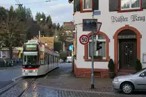 Freiburger Verkehrs AG.
VAG: Morgenstimmung in Günterstal vom 14. Dezember 2017.
Foto: Walter Ruetsch