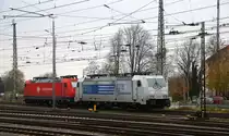 286 940 von LTE  steht  abgestellt in Aachen-West. 
Aufgenommen vom Bahnsteig in Aachen-West.
Am Kalten Nachmittag vom 6.12.2017.