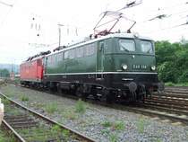 E40 128 am 19.5.2007 in Koblenz-L�tzel