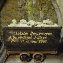 Eine Lore im Deutschen Bergbaumuseum Bochum. (Februar 2012)