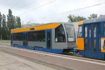 Leipzig LVB SL 1 (NB4 (LVB-Typ 68) 938) Lausen am 25. Juli 2017.