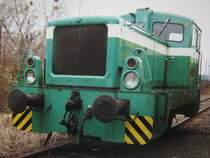 102 004 der ITL stand am 04.03.06 im Alberthafen von Dresden abgestellt.