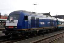 BRLL Beacon Rail ER 20 001 (9280 1223 001-9 D-BRLL) wartet mit ALX 84139 in Lindau auf die Abfahrt in Richtung München (23.12.2017)