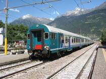 Steuerwagen im Bahnhof Meran am 18.5.07