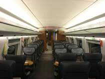 ICE Inneneinrichtung vom Wagen 28 der 1. Klasse im ICE 3.