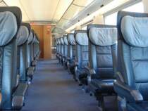 ICE 512 (ICE 3). Innenraum des Wagen 27 der 1. Klasse. 