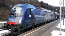 1216.019 Zug RJ 133 von Wien Hbf nach Venezia Santa Lucia 
Bahnhof Leoben Hbf am 21.11.2017 um 14:26 Uhr