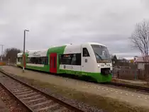 STB VT 119 als STB 81251 von Fröttstädt nach Friedrichroda, am 31.12.2017 in Waltershausen.