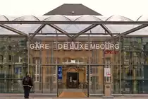 . 100 Joer Gare L�tzebuerg - Der Eingang zur neuen Halle des Bahnhofs von Luxemburg Stadt. 23.09.2012 (Jeanny)