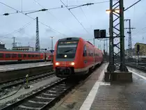 612 066 am 04.01.2018 als Re nach Bayreuth Hbf in Nürnberg Hbf.