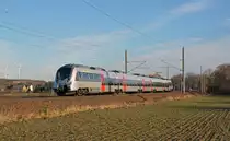 Am 26.12.17 fuhr 1442 309 durch Burgkemnitz Richtung Leipzig-Stötteritz.