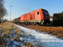 2016 070-2 verlässt mit Rübenzug 75829 den Bhf. Ried i.I.;  171201