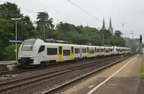 460 514-3 und 460 516-8 fahren am 2.7.2017 als RB26 (RB25426) von Mainz Hauptbahnhof in Köln Messe/Deutz ein. 