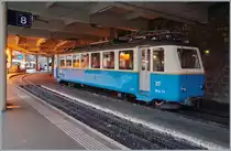 Auch 2018 scheinen die Bhe 2/4 bei der Rochers de Naye Bahn noch im Einsatz zu stehen, die der aufgebügelte Bhe 2/4 207 beweist.
7. Jan. 2018