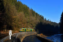 650 071 + 650 075 als WBA4 am 10.01.2018 bei Teisnach. 