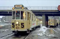København / Kopenhagen Københavns Sporveje SL 5 (Tw 611 + Bw 15**) København N, Nørrebro, Nørrebrogade / Lygten / Nørrebro Station am 12. Februar 1969. - Scan eines Farbnegativs. Film: Kodak Kodacolor X.
