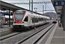 TILO S40 524 007 von Albate-Camerlata(I) via Mendrisio(CH)Stabio nach Varese(I)mit Richtungswechsel in Mendrisio. (17.01.2018)