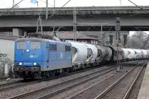 EGP 151 078-3 durchfährt Hamburg-Harburg 16.1.2018