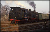 SEF 3 Stadt Bockenem rangiert hier am 3.2.1993 im Bahnhof Rinteln.