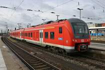 440 820-9 verlässt am 28.12.2017 als RE3781 nach Bamberg zusammen mit 440 541-1 als RE58218 nach Würzburg Hauptbahnhof den Nürnberger Hauptbahnhof.