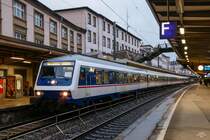 Nationalexpress Ersatzzug RB48 in Wuppertal Hbf, am 01.02.2018.